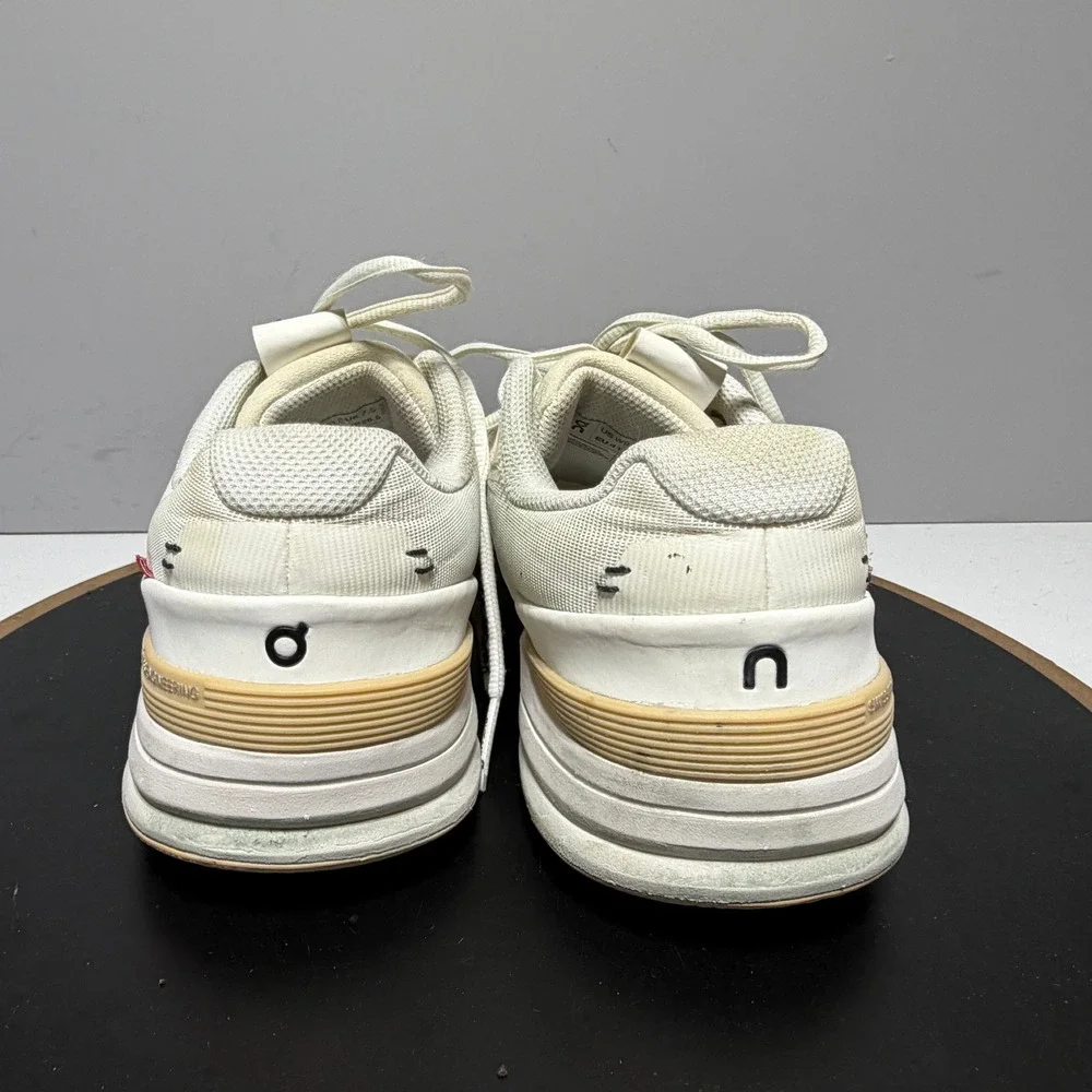 On Running The Roger Pro Women 9.5 Athletic Tennis Shoes White Sand Athleisure